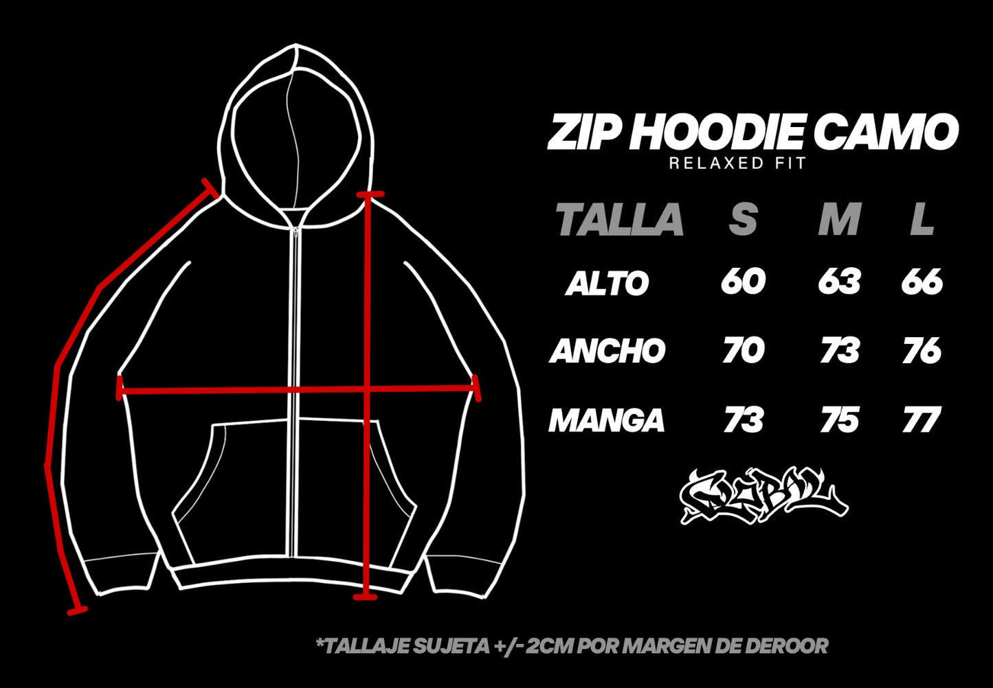 Zip Hoodie Mellange