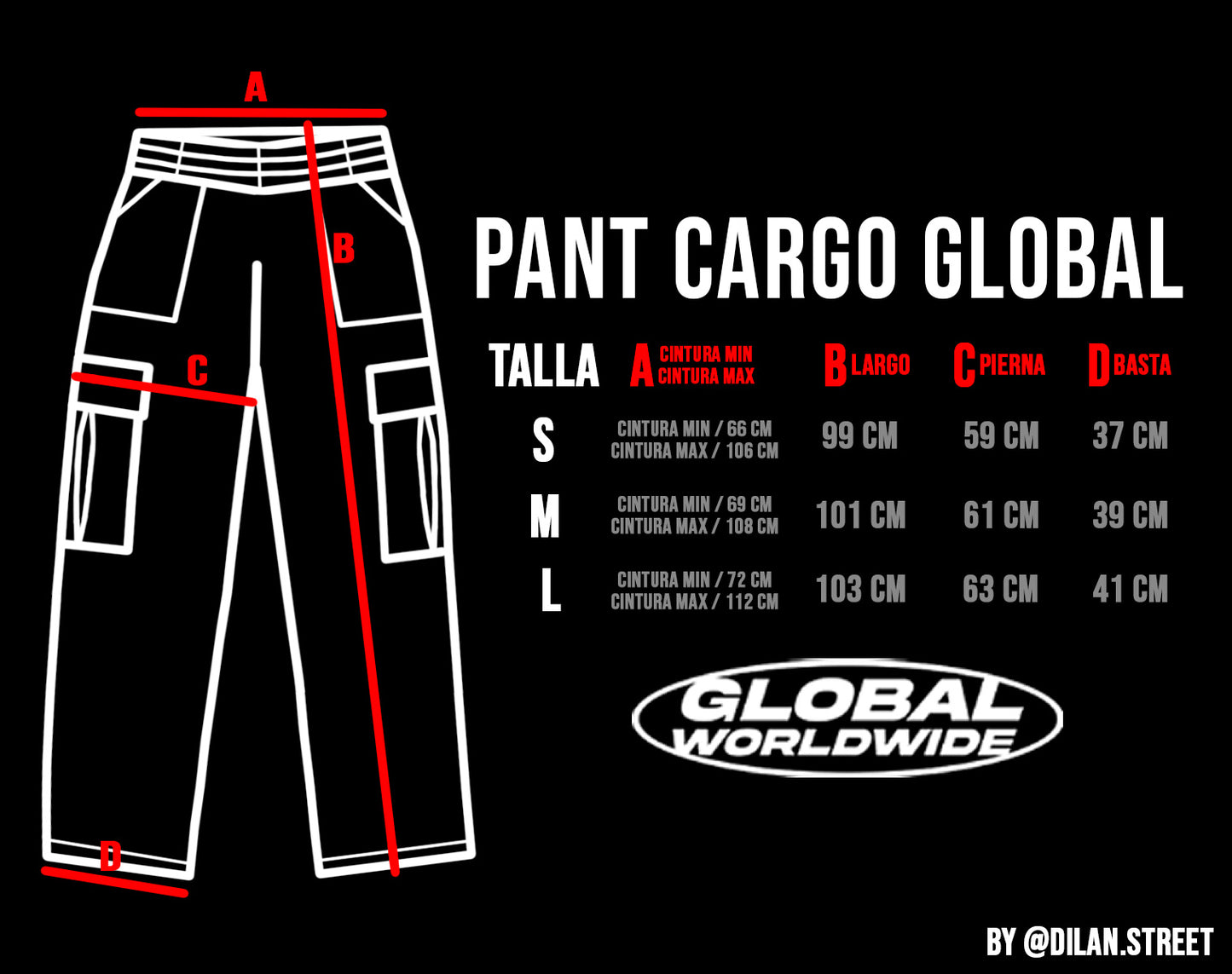 Pant Cargo Drill Beige