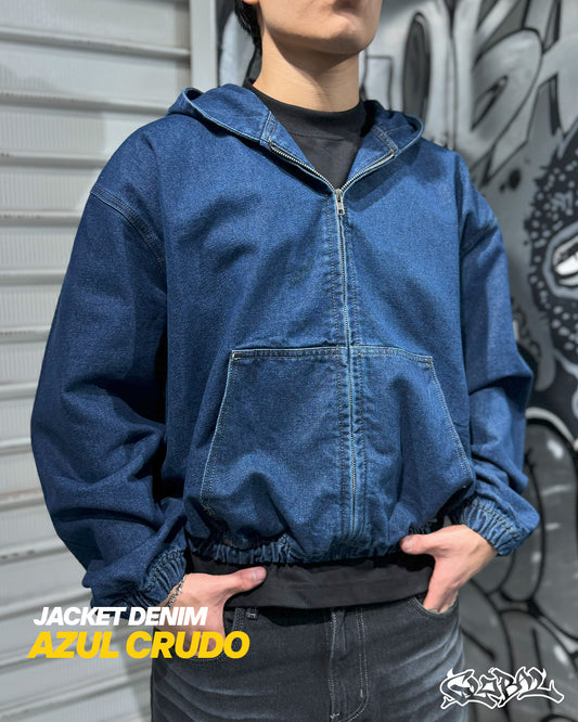 Jacket Denim Azul Crudo