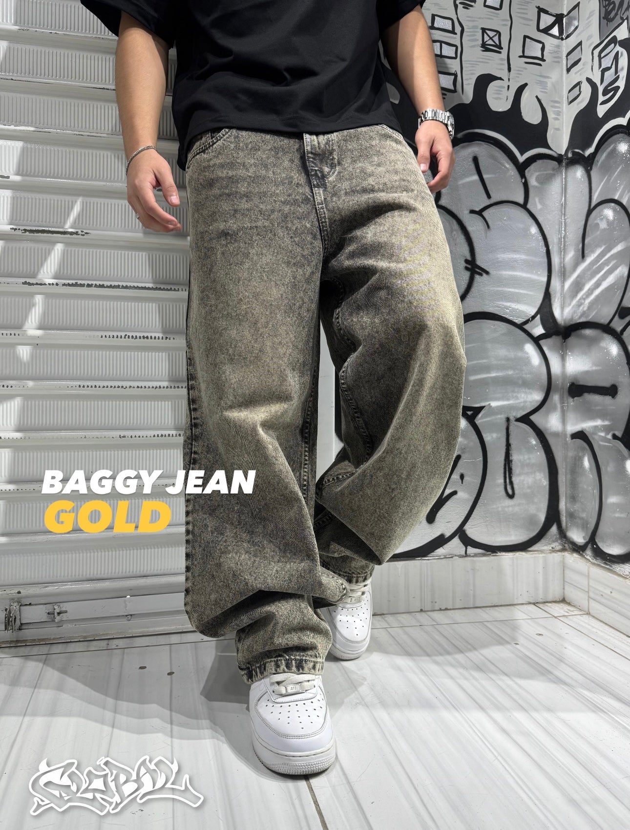 Baggy Jean Gold