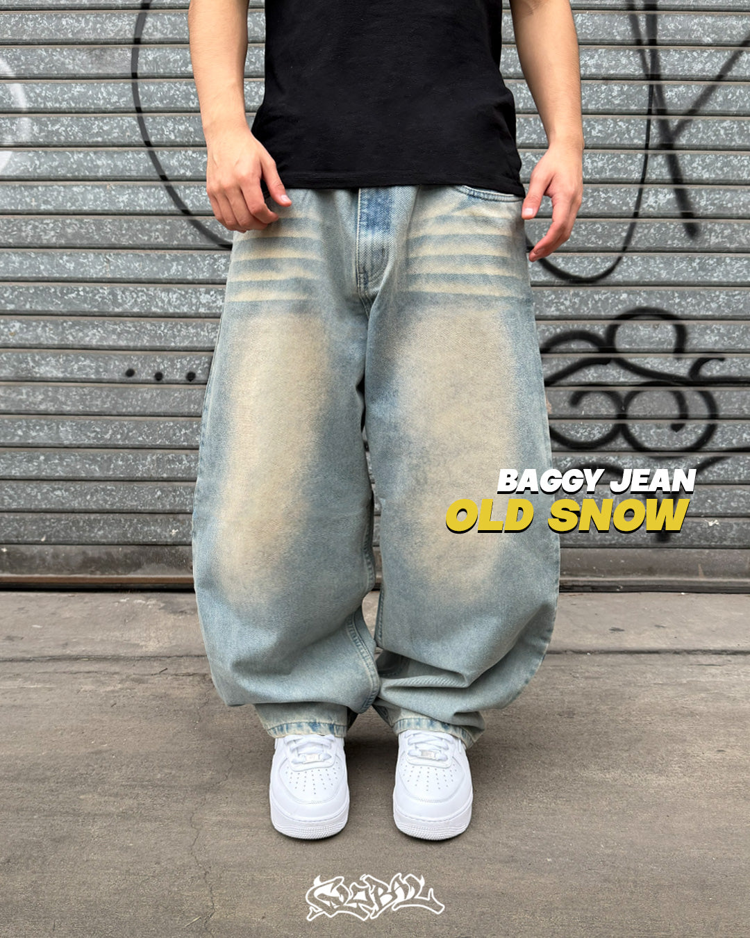 Baggy Jean Old Snow