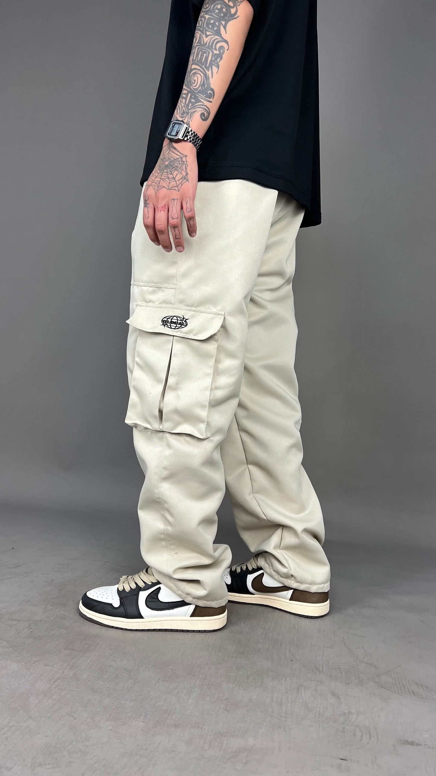 Pant Cargo Drill Beige