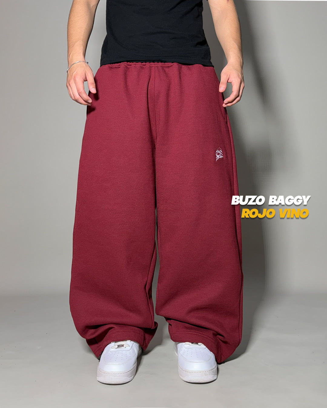 Buzo Baggy Rojo Vino