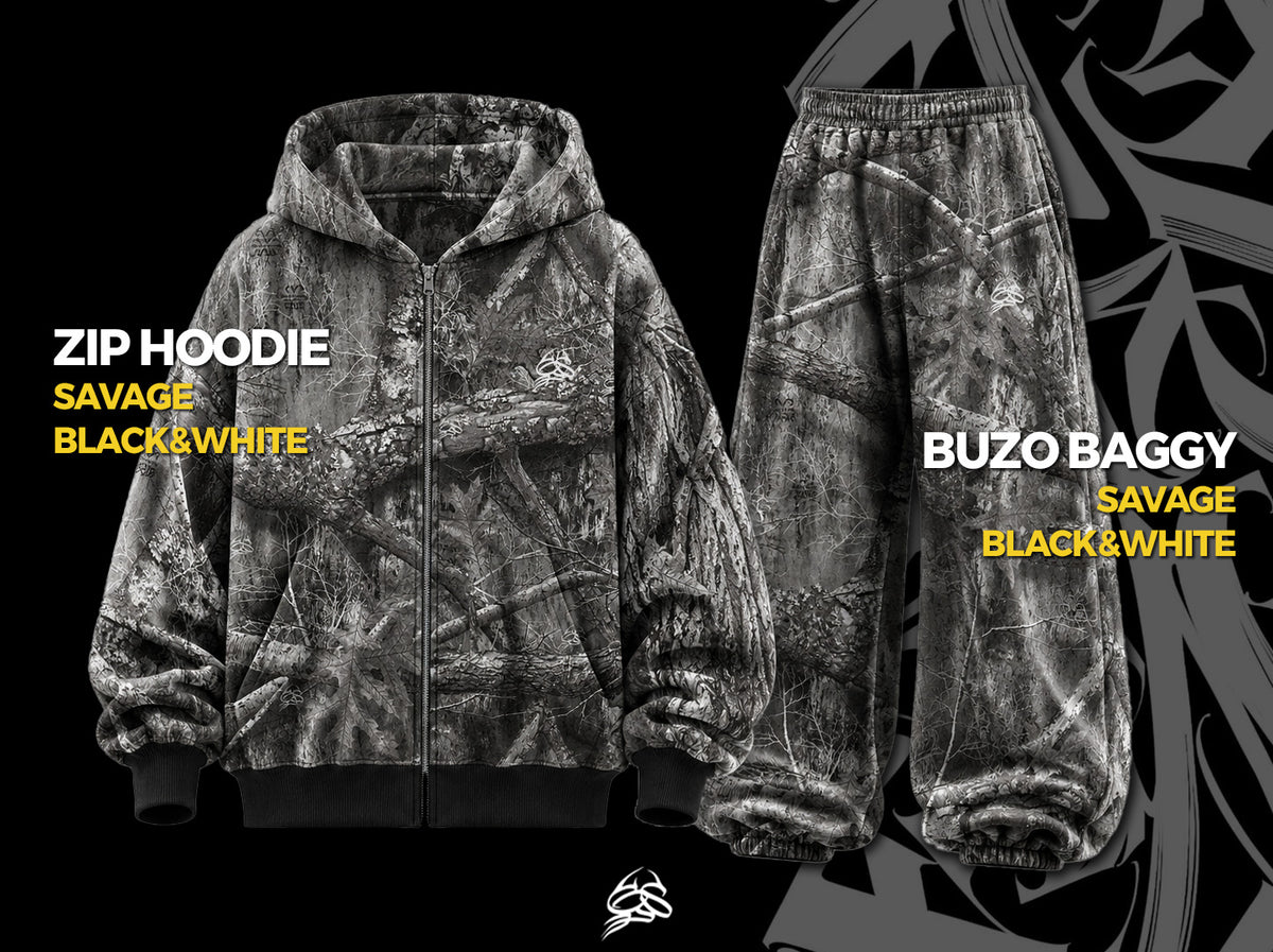 Conjunto Savage Black & White