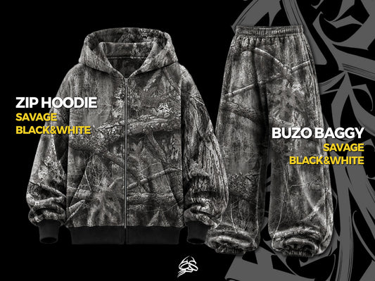 Conjunto Savage Black & White
