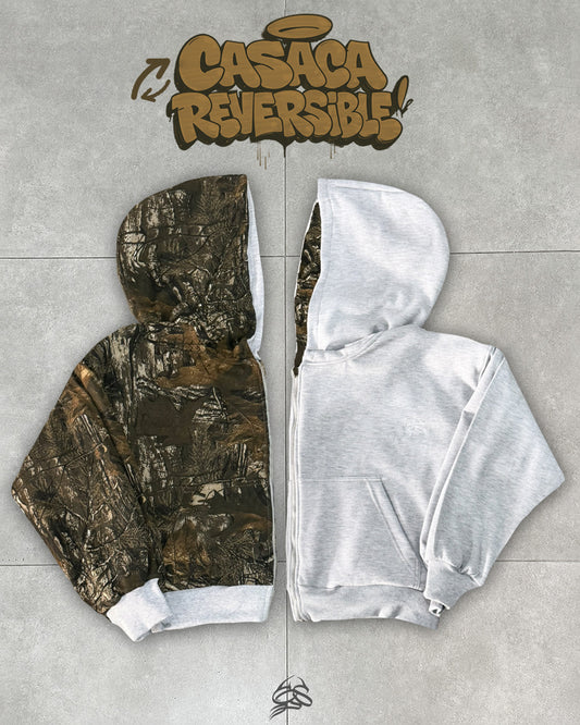 Casaca Reversible Brown Savage